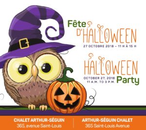 Hallowe'en Party, Oct 27 2018, 11am at Arthur Seguin